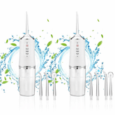 Set 2 bucati Irigator Bucal Portabil cu Rezervor 220 ml