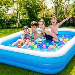 Piscina Gonflabila Family Pool XXL 201 x 150 x 51 cm – Distractie Racoritoare pentru Intreaga Familie