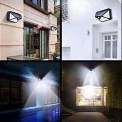 Set 10 Lampi Solare 100 LED-uri, Iluminare Puternica Exterior, 3 Moduri de Functionare