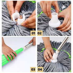 Mop Modern, Stoarcere Rapida, Super absorbant, Curatenie Eficienta, Fara Efort, Design Ergonomic - PromotiiZilnice