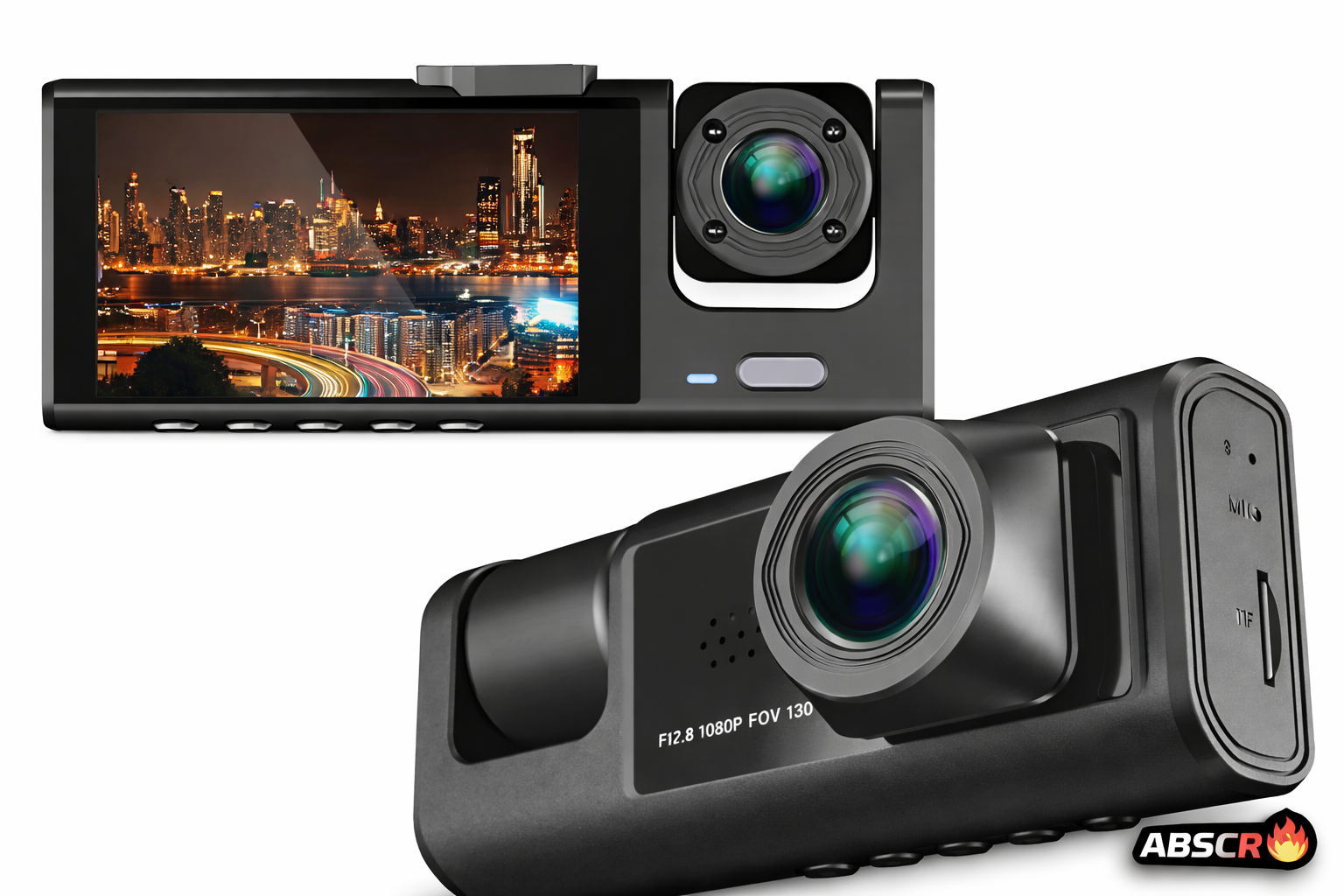 Camera auto DVR 3 canale, fata + interior + spate, Full HD 1080P, unghi larg 170°, ecran 2 inch, vedere nocturna, G-sensor, inregistrare in bucla PromotiiZilnice