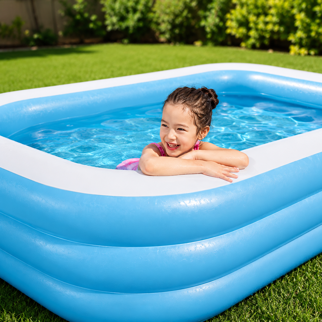 Piscina Gonflabila Family Pool XXL 201 x 150 x 51 cm – Distractie Racoritoare pentru Intreaga Familie
