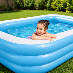 Piscina Gonflabila Family Pool XXL 201 x 150 x 51 cm – Distractie Racoritoare pentru Intreaga Familie