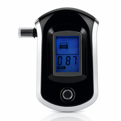 Tester Alcoolemie Digital Portabil cu 5 Muștiucuri, Afișaj LCD, Rezultate Rapide și Precise