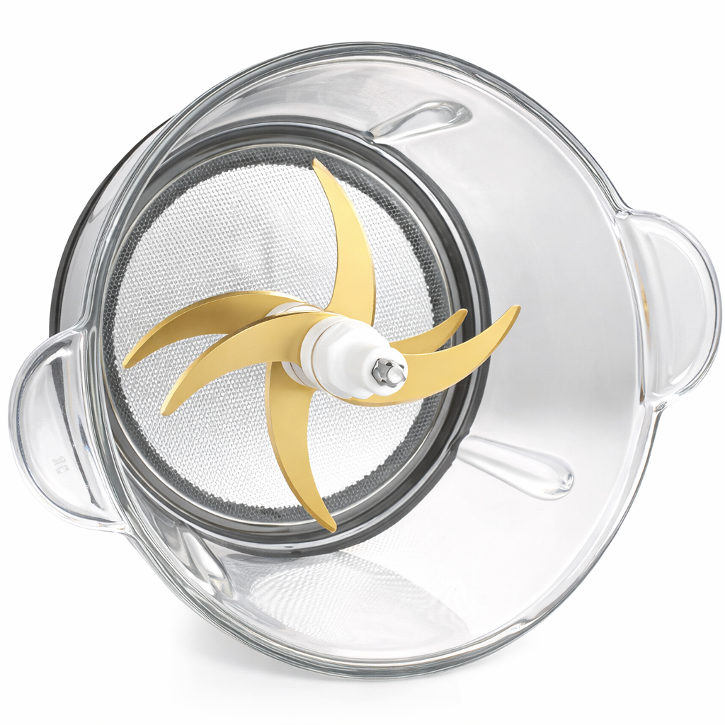 Tocator electric RAF 7058 multifunctional 600W, bol 3L, 3 viteze, pentru carne, legume si fructe