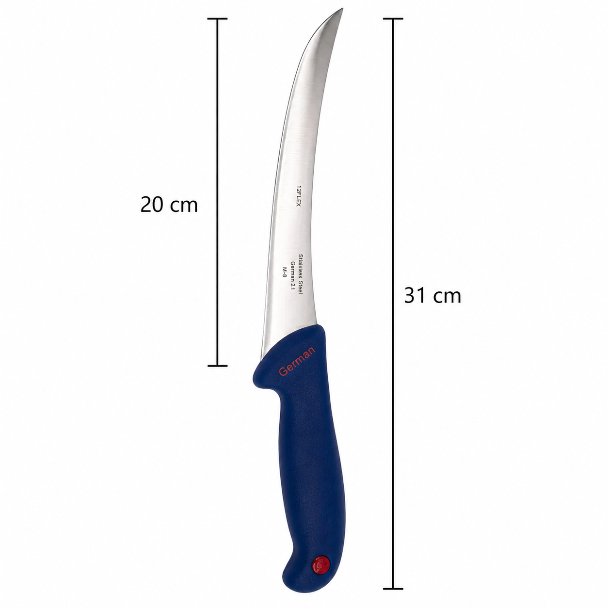 Set Profesional Macelarie 8 Piese Premium, Cutite Inox + Satar + Masat, Manere Ergonomice, Ideal Uz Profesional si Casnic