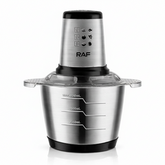 Tocator electric RAF R.7031, 1000W, bol inox 3L, 2 viteze, lame din otel inoxidabil