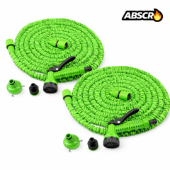 Set 2 Furtun Extensibil 30m, Pistol 8 Funcții