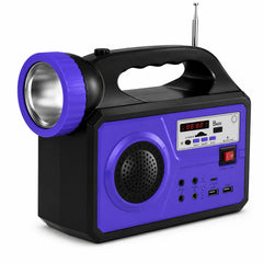 Kit Solar Portabil JORTAN T08 cu 3 Becuri LED, Panou Solar, Radio FM, Bluetooth si Powerbank 25000mAh – Sistem Iluminare Camping si Urgente