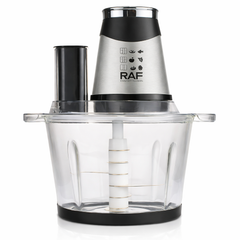 Tocator electric RAF 7058 multifunctional 600W, bol 3L, 3 viteze, pentru carne, legume si fructe