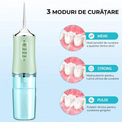 Set 2 bucati Irigator Bucal Portabil cu Rezervor 220 ml
