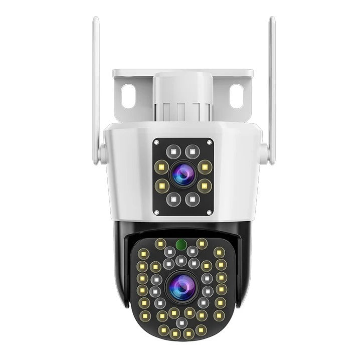 Set 2 Camere Supraveghere Jortan, 6MP, Full H, Detectare Umana si Faciala, 2 Carduri 32GB incluse