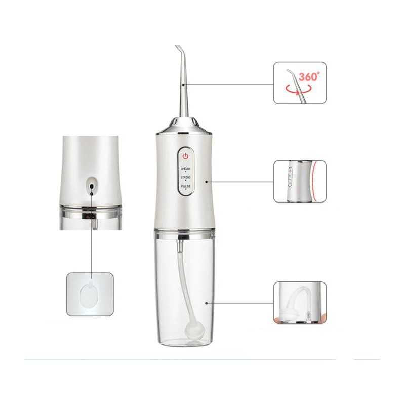 Set 2 bucati Irigator Bucal Portabil cu Rezervor 220 ml